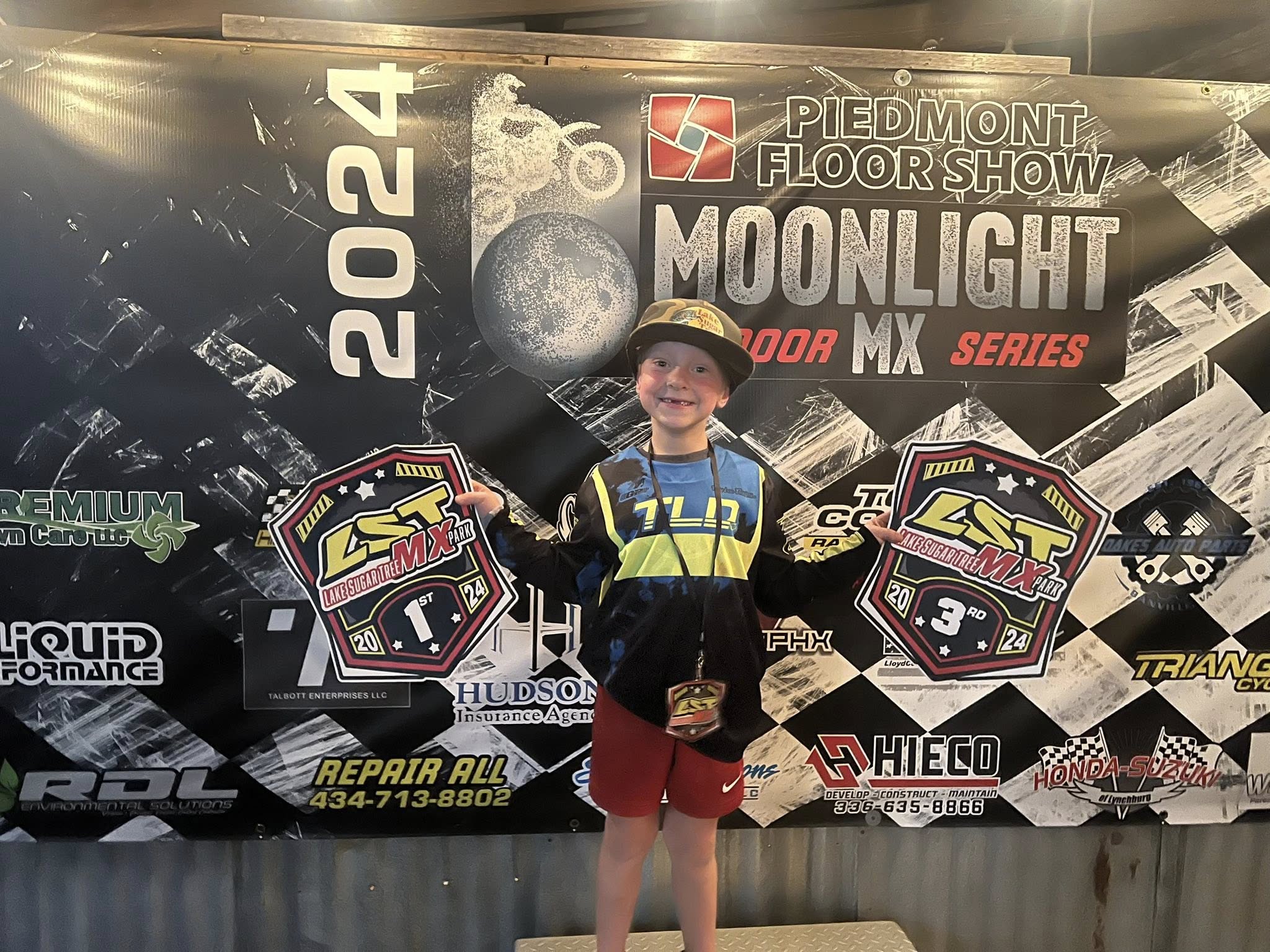 Briggs with trophies